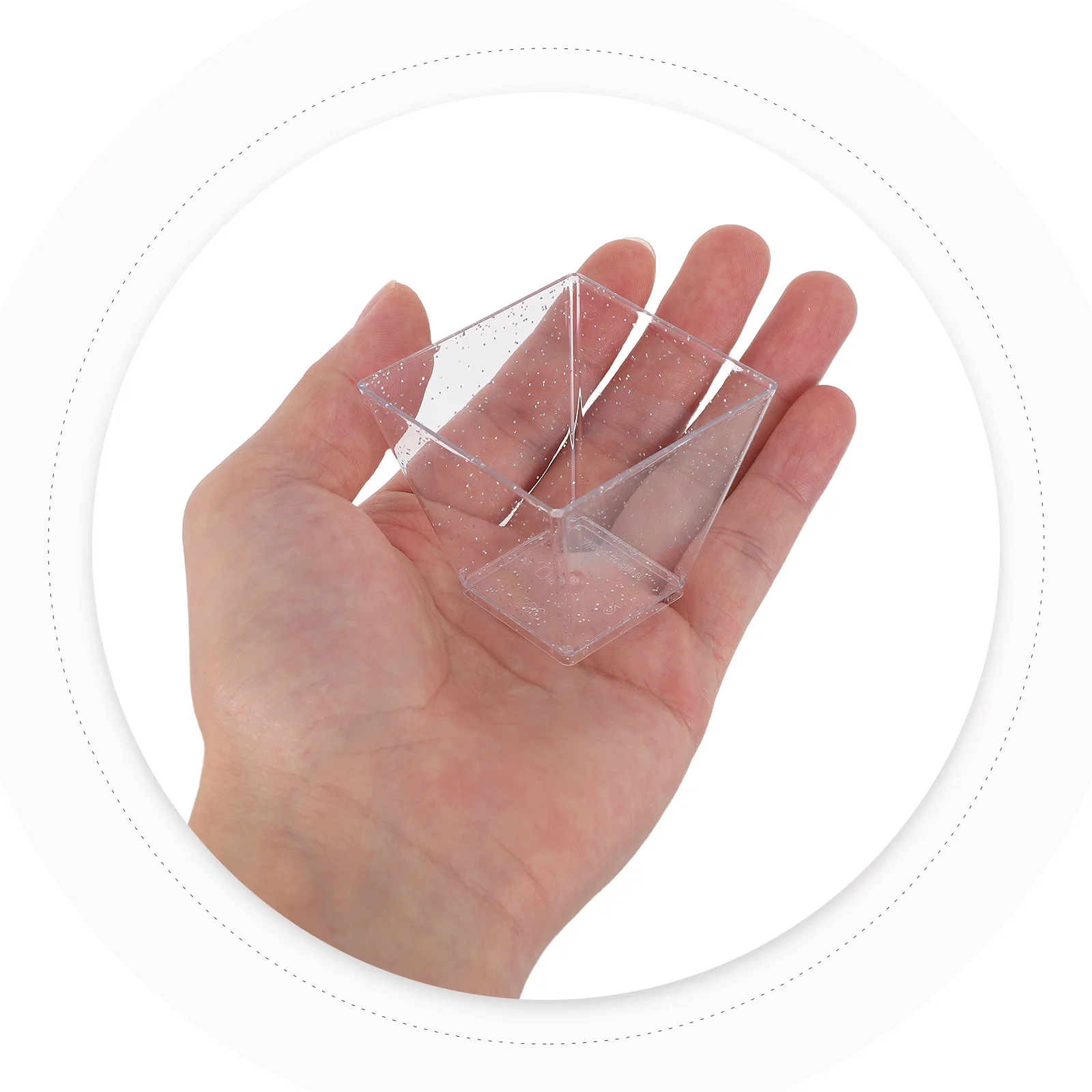 25Pcs Silver Glitter Dessert Cups Square Clear Plastic Snack Bowls 60ml Mini Mousse Pudding Parfait Charcuterie Serving Cups
25Pcs Silver Glitter Dessert Cups Square Clear Plastic Snack Bowls 60ml Mini Mousse Pudding Parfait Charcuterie Serving Cups