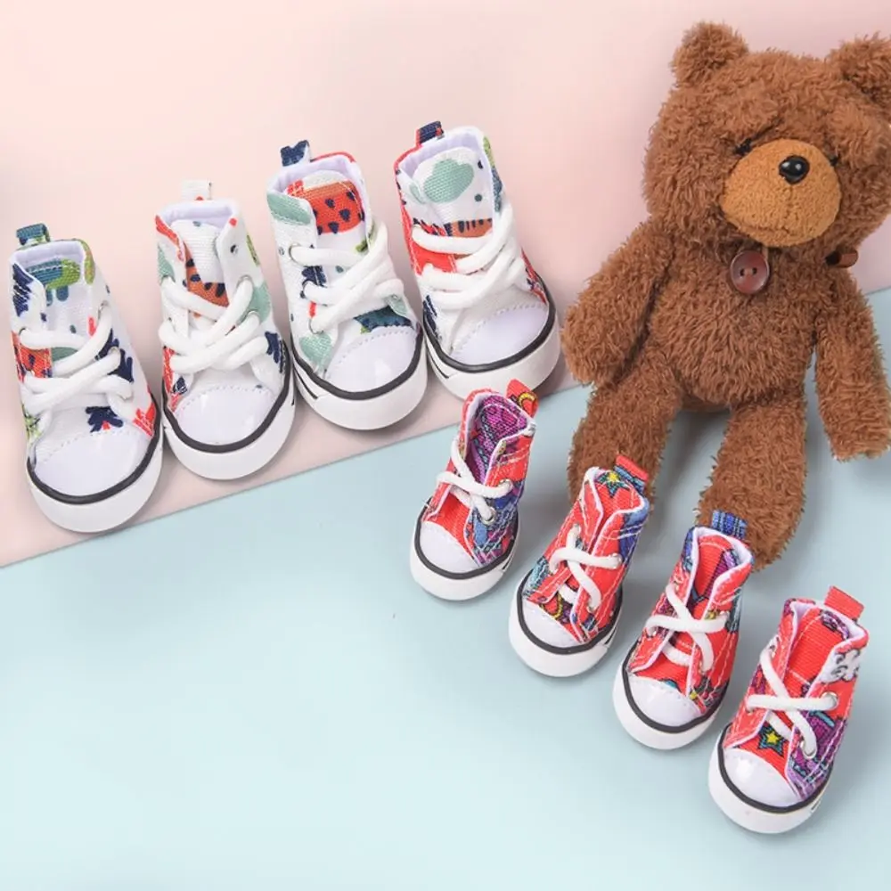 4Pcs Wear-resistant Dog Canvas Shoes Non-slip Breathable Pet Denim Boots Casual Foot Protector Puppy Sport Sneaker
4Pcs Wear-resistant Dog Canvas Shoes Non-slip Breathable Pet Denim Boots Casual Foot Protector Puppy Sport Sneaker