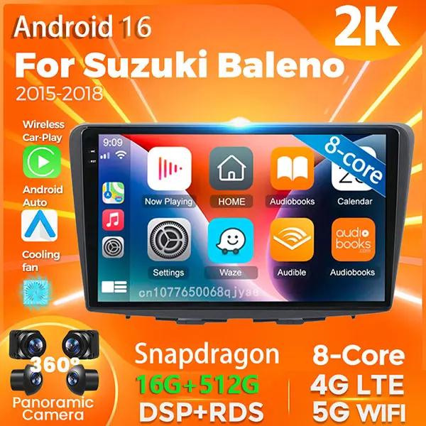 Android 16 Carplay Auto For Suzuki Baleno 2015 - 2018 Car Radio Player Multimedia stereo Navigation AI Voice Head Unit DVD 2Din
Android 16 Carplay Auto For Suzuki Baleno 2015 - 2018 Car Radio Player Multimedia stereo Navigation AI Voice Head Unit DVD 2Din