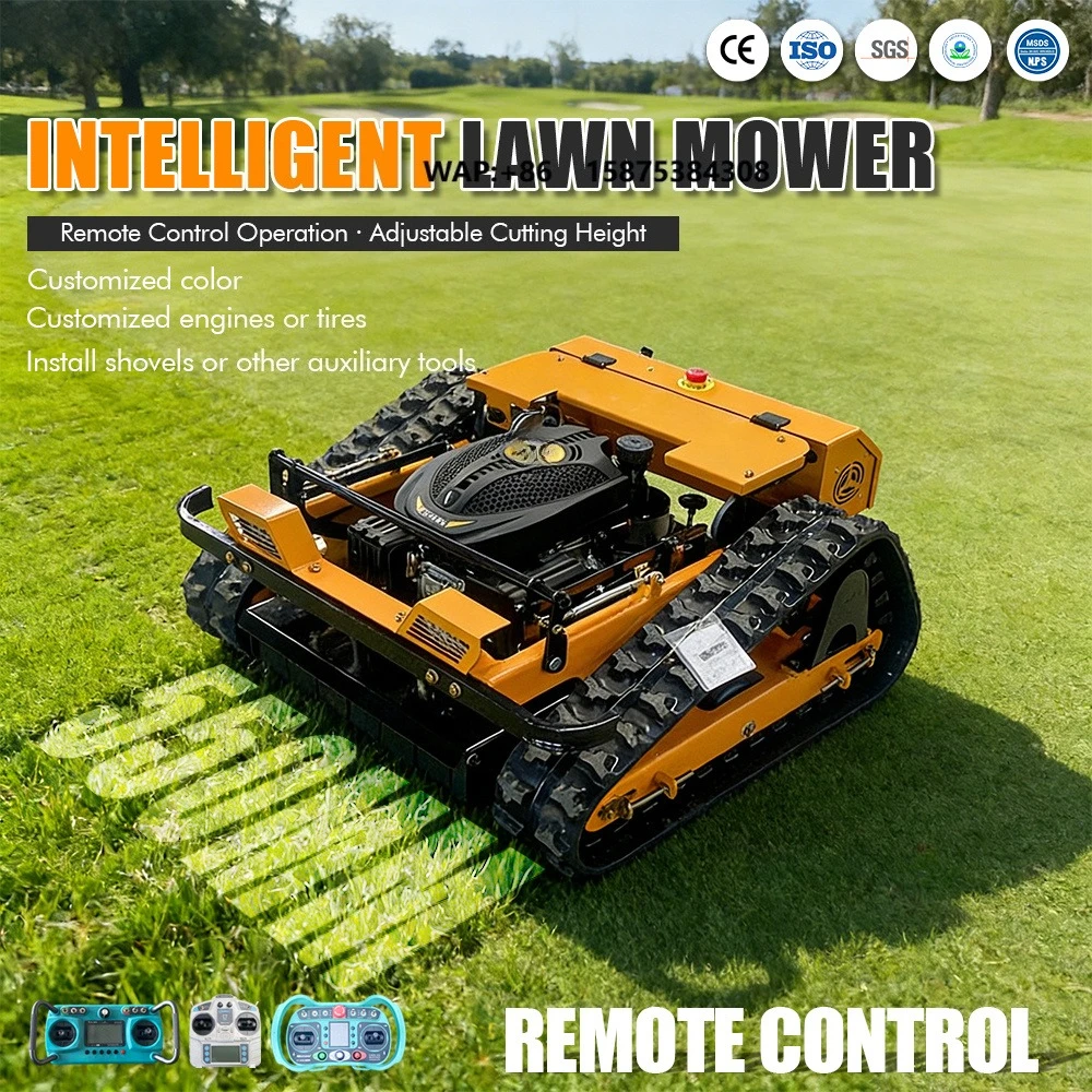 Hot Sale All-Terrain Remote Control Lawn Mower Self Propelled Adjustable Cutting Height Automatic Grass Cutting Machine
Hot Sale All-Terrain Remote Control Lawn Mower Self Propelled Adjustable Cutting Height Automatic Grass Cutting Machine