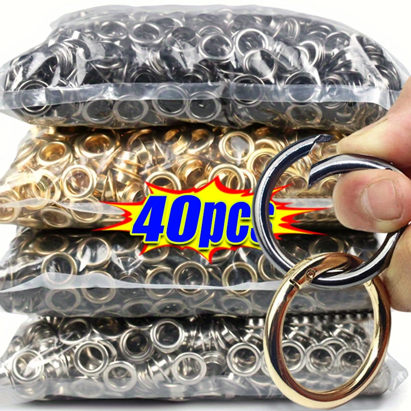 Metal O Rings Open Spring Coil Buckles