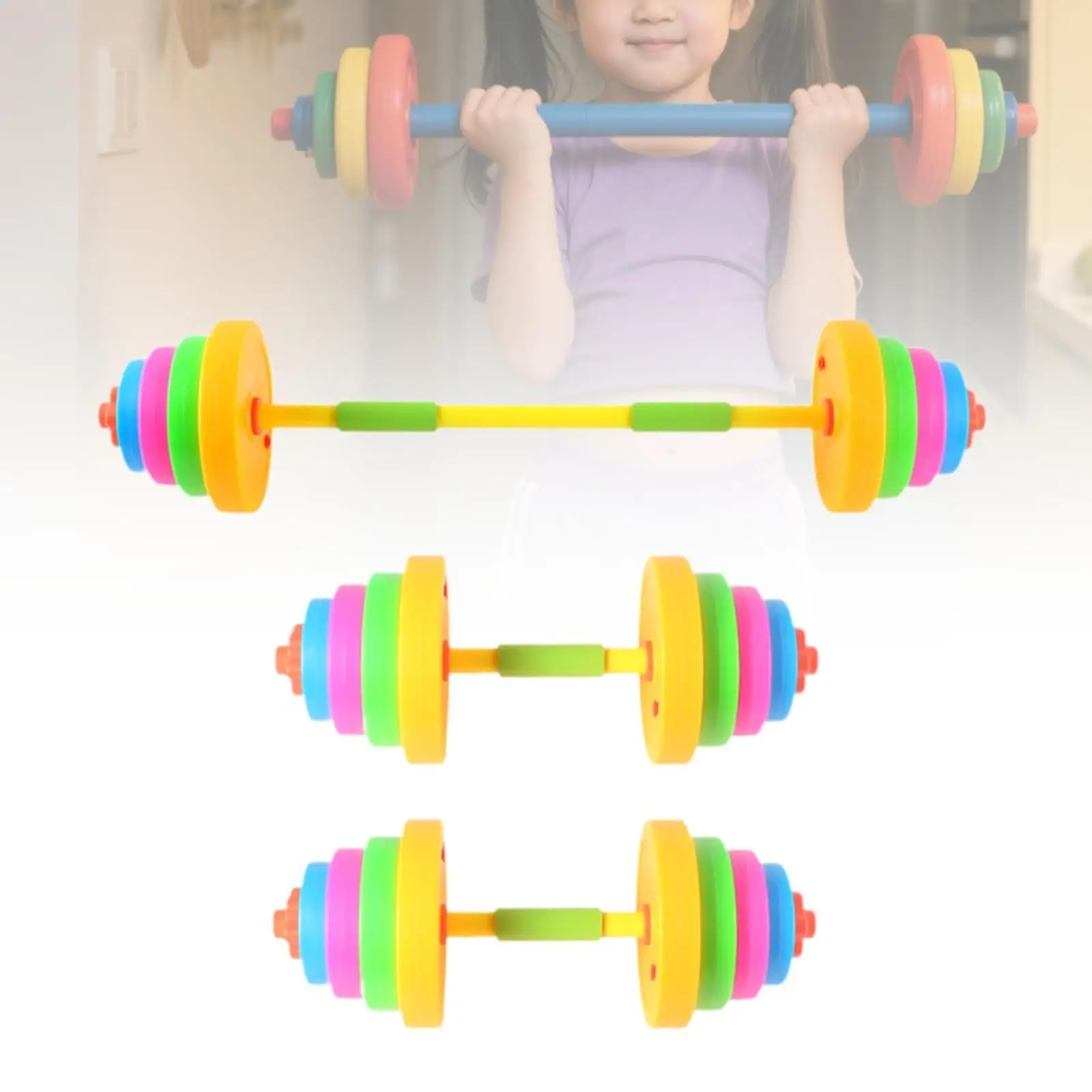 Kids Toys Dumbbells Children Barbell Home for Boys Girls Strength Training Sensory Development Tools Adjustable Weight Gym Toys
Kids Toys Dumbbells Children Barbell Home for Boys Girls Strength Training Sensory Development Tools Adjustable Weight Gym Toys