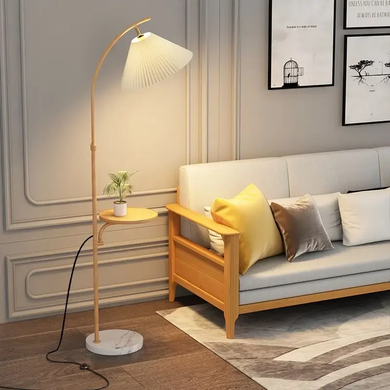 Pleated Cream wind ins led floor light with table living room sofa side storage lamp Nordic bedside decor stand lamp luminaria
Pleated Cream wind ins led floor light with table living room sofa side storage lamp Nordic bedside decor stand lamp luminaria
