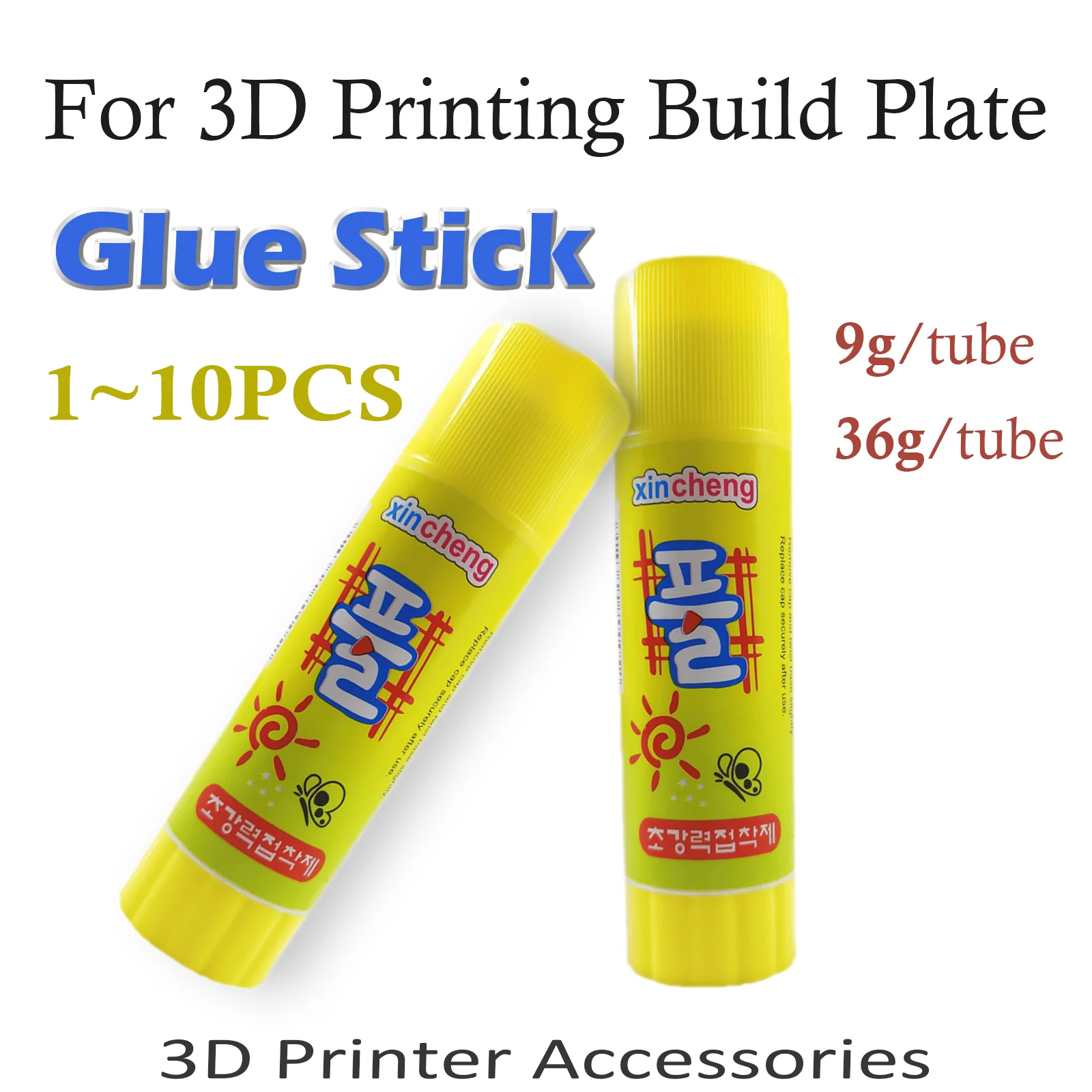 9/36g For H2d build plate Glue Stick For 3D Printer Heat bed Super Ahension easy clean Solid Glue For Creality For Bambu lab
9/36g For H2d build plate Glue Stick For 3D Printer Heat bed Super Ahension easy clean Solid Glue For Creality For Bambu lab