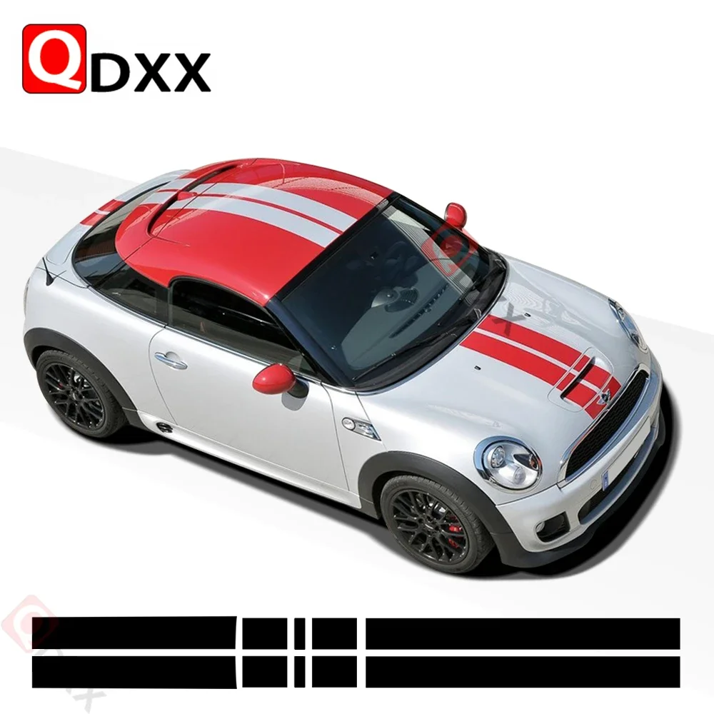 Car Hood Bonnet Stripes Sticker Engine Cover Roof Trunk Decal For MINI Cooper Coupe R58 Cabrio R57 Roadster R59 JCW Accessories
Car Hood Bonnet Stripes Sticker Engine Cover Roof Trunk Decal For MINI Cooper Coupe R58 Cabrio R57 Roadster R59 JCW Accessories