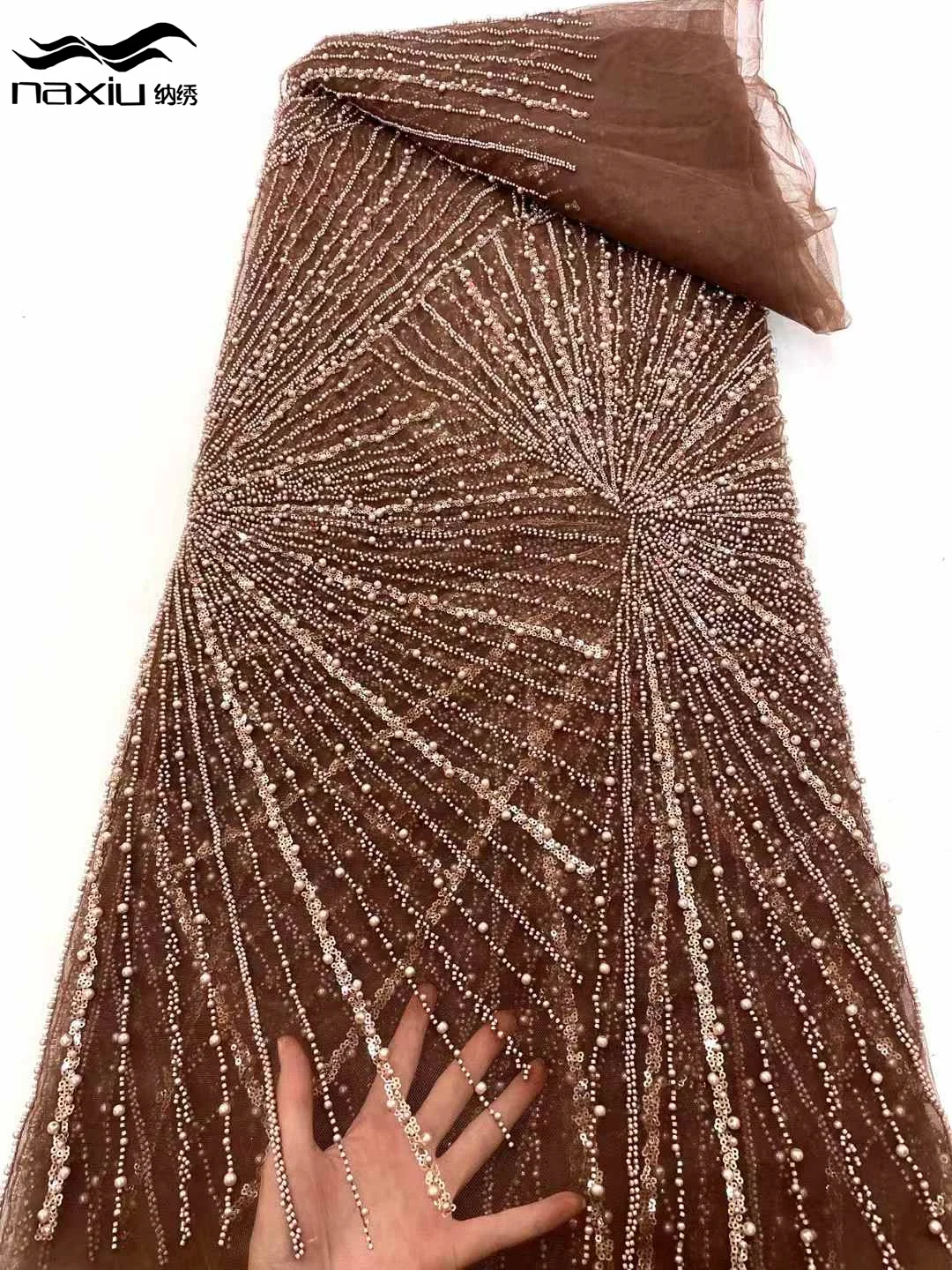 Madison Handmade Beads French Tulle Lace Fabric 2025 High Quality 3D Sequins Embroidery African Lace Fabric for Women Dresses
Madison Handmade Beads French Tulle Lace Fabric 2025 High Quality 3D Sequins Embroidery African Lace Fabric for Women Dresses