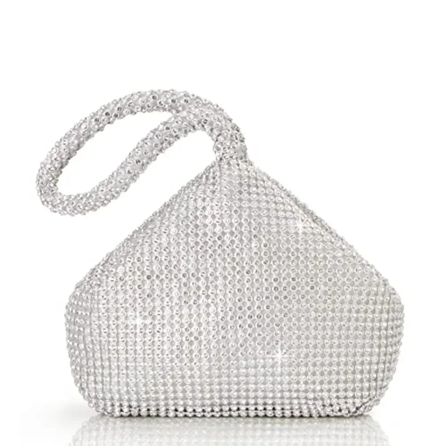 BABEYOND Women's Rhinestone Clutch Evening Bags Sparkly Glitter Triangle Purse for 1920s Party Prom Wedding
BABEYOND Women's Rhinestone Clutch Evening Bags Sparkly Glitter Triangle Purse for 1920s Party Prom Wedding