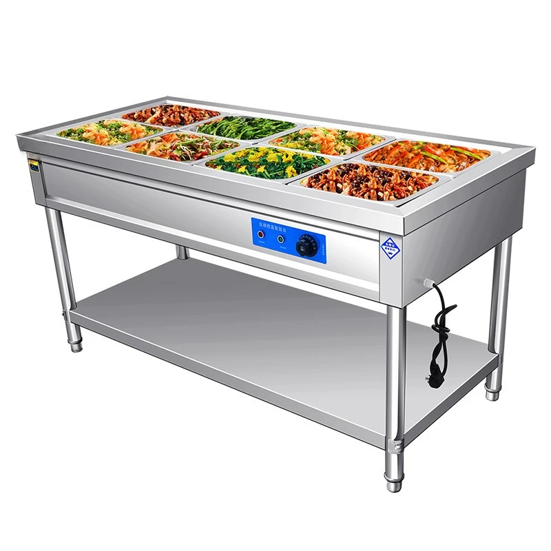 Vertical dining table for commercial use, intelligent electric heating and insulation dining table, stainless steel soup pool 
Vertical dining table for commercial use, intelligent electric heating and insulation dining table, stainless steel soup pool