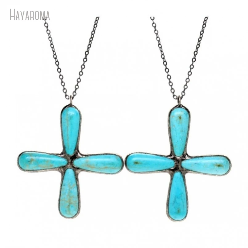 10Pcs Antique Silver Plated Blue Turquoises Stone Soldered Cross Jesus Necklace Vintage Handmade Faith Boho Jewelry
10Pcs Antique Silver Plated Blue Turquoises Stone Soldered Cross Jesus Necklace Vintage Handmade Faith Boho Jewelry