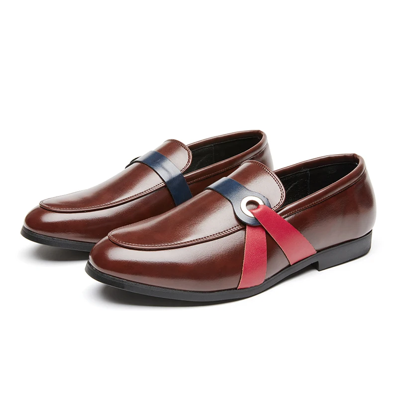 Men's Summer Large Size Slip-On Loafers Pointed Toe British Style Casual Shoes Rubber Outsole PU Leather Upper Low Heel
Men's Summer Large Size Slip-On Loafers Pointed Toe British Style Casual Shoes Rubber Outsole PU Leather Upper Low Heel