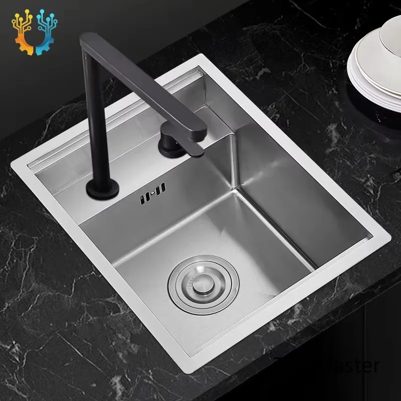 【2026】35x45cm Black Hidden Kitchen Sink Washbasin Stainless Steel Hand-made Single For Bar Small Basin Balcony Pool
【2026】35x45cm Black Hidden Kitchen Sink Washbasin Stainless Steel Hand-made Single For Bar Small Basin Balcony Pool