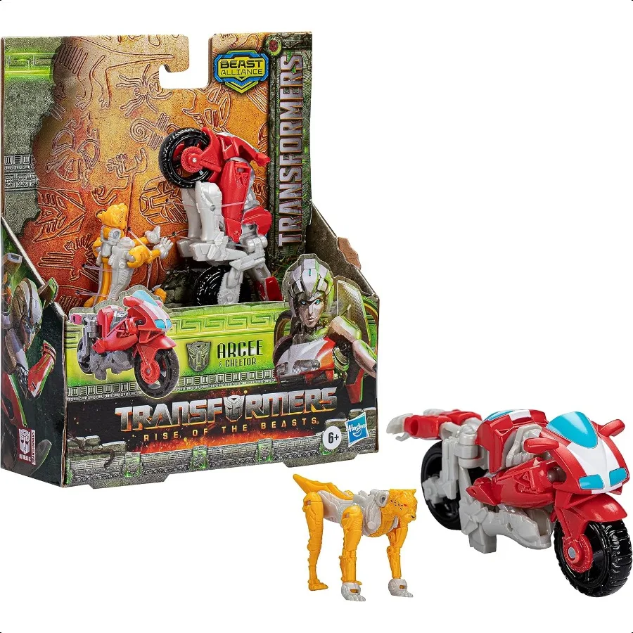 Transformers: Rise of The Beasts Movie Beast Alliance Beast Weaponizers 2Pack Arcee Cheetor Toys Age 6 and Up 5inch 
Transformers: Rise of The Beasts Movie Beast Alliance Beast Weaponizers 2Pack Arcee Cheetor Toys Age 6 and Up 5inch