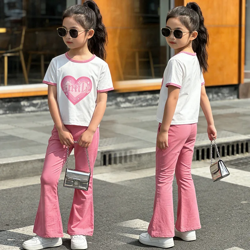 Girls Summer Casual Cotton Short Sleeved Tees+wide-leg Pants Sportsuits 2pcs 5-14 Years Teenage Kids Loose Oversized Clothes Set
Girls Summer Casual Cotton Short Sleeved Tees+wide-leg Pants Sportsuits 2pcs 5-14 Years Teenage Kids Loose Oversized Clothes Set