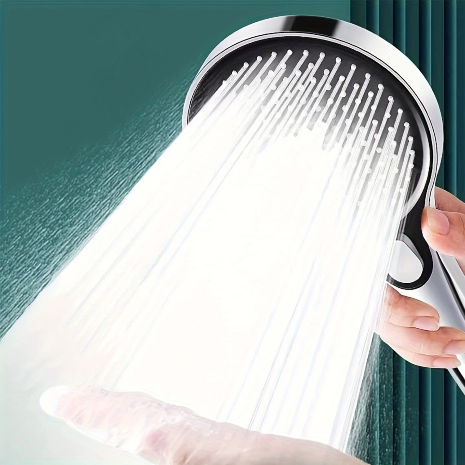 1pc Pressurized Handheld Shower Head, 3 Modes Adjustable Water Output Shower Head, Bathroom Shower Nozzle, Shower Sprinkler, Bat
1pc Pressurized Handheld Shower Head, 3 Modes Adjustable Water Output Shower Head, Bathroom Shower Nozzle, Shower Sprinkler, Bat