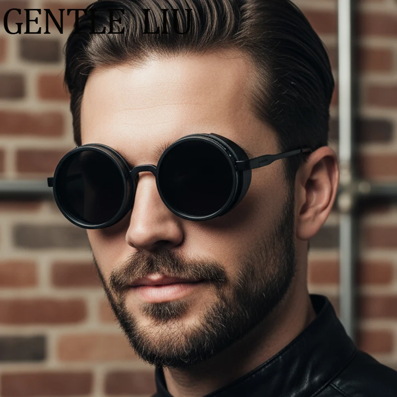 Vintage Round Polarized ND9 Adjustable Dimming Sunglasses Men 2025 Luxury Brand Steampunk Sun Glasses Male Eyewear UV400 Shades
Vintage Round Polarized ND9 Adjustable Dimming Sunglasses Men 2025 Luxury Brand Steampunk Sun Glasses Male Eyewear UV400 Shades