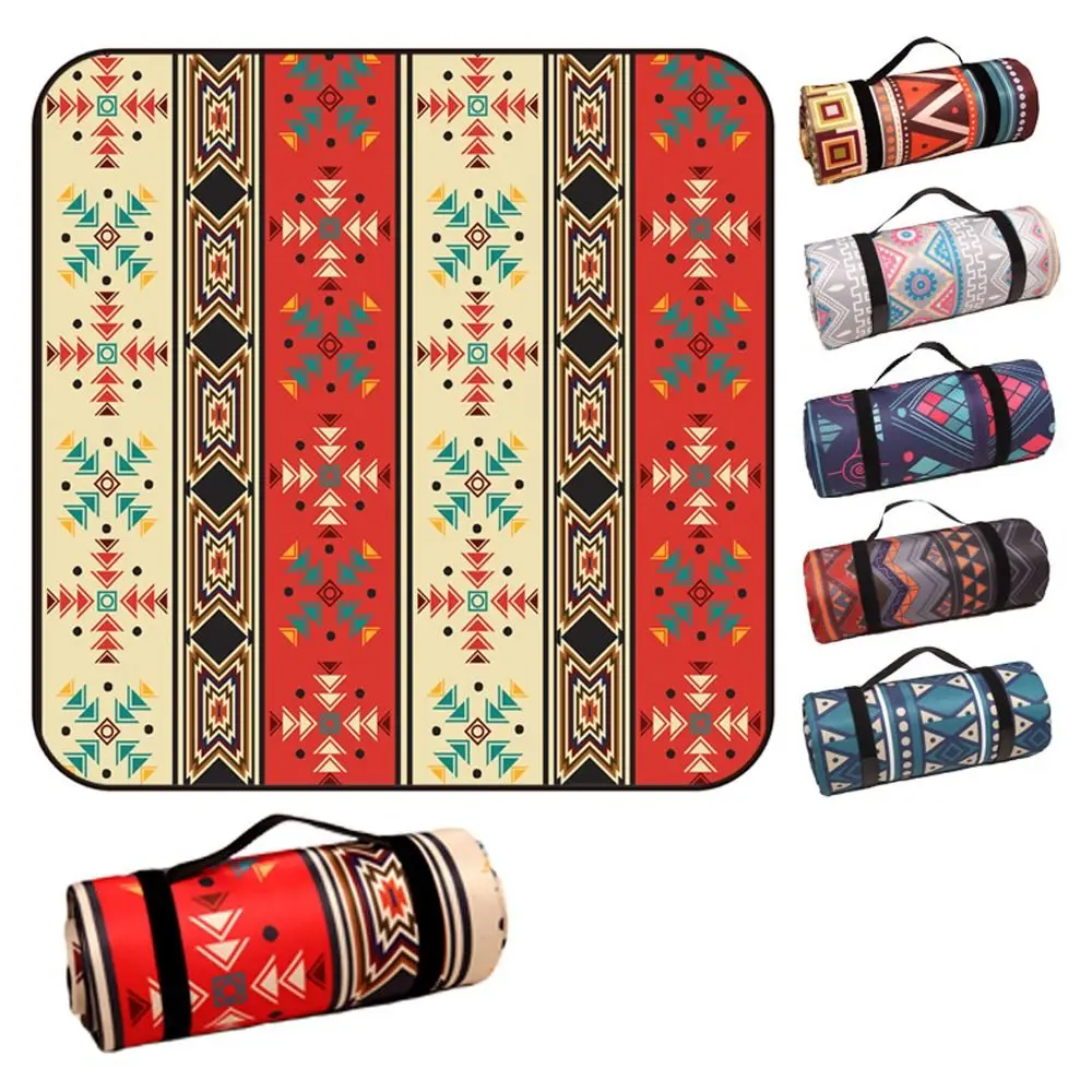 Outdoor Equipment 200*150 Moisture Proof Pad Ethnic Style Multi-purpose Lawn Mat Stripe Thickened Picnic Cloth Hiking
Outdoor Equipment 200*150 Moisture Proof Pad Ethnic Style Multi-purpose Lawn Mat Stripe Thickened Picnic Cloth Hiking