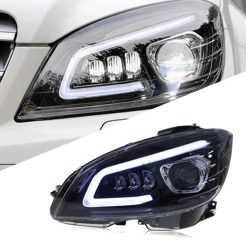 Modified for Mercedes-Benz C-class W204 07-10 Headlights Assembly Modified LED Day Running Lights Water Turn signal Headlights
Modified for Mercedes-Benz C-class W204 07-10 Headlights Assembly Modified LED Day Running Lights Water Turn signal Headlights