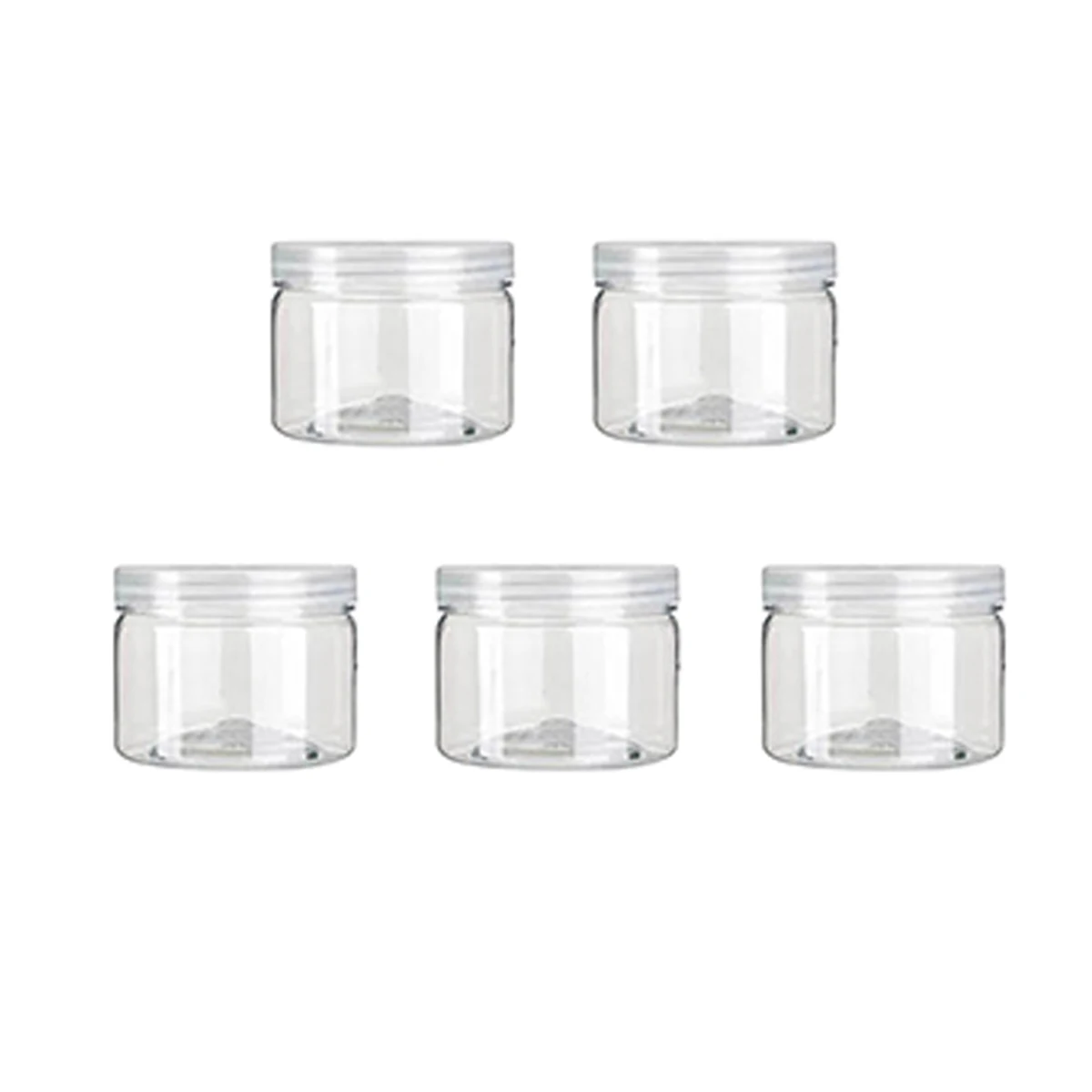 5pcs 290Ml Food Storage Jars Bpa-Free Pet Plastic Clear Containers White Screw Lids Approved For Diy Clay Crafts Party
5pcs 290Ml Food Storage Jars Bpa-Free Pet Plastic Clear Containers White Screw Lids Approved For Diy Clay Crafts Party