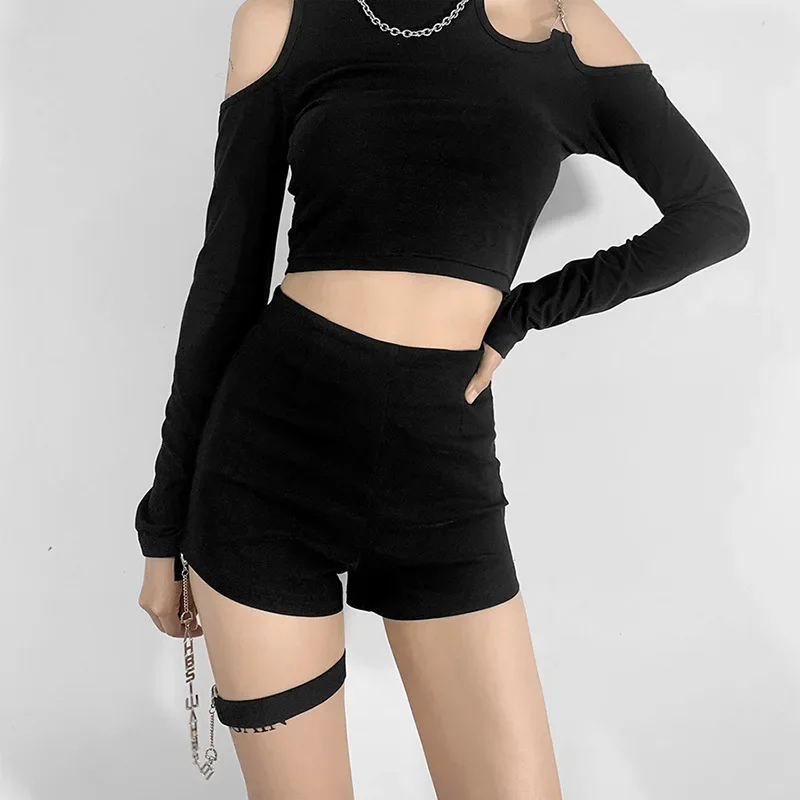New Women's Pure Color Personality Chain Slim High Waist Fashion Bag Hip Women Clothes Sexy Casual Shorts 2024 Spring and Summer
New Women's Pure Color Personality Chain Slim High Waist Fashion Bag Hip Women Clothes Sexy Casual Shorts 2024 Spring and Summer