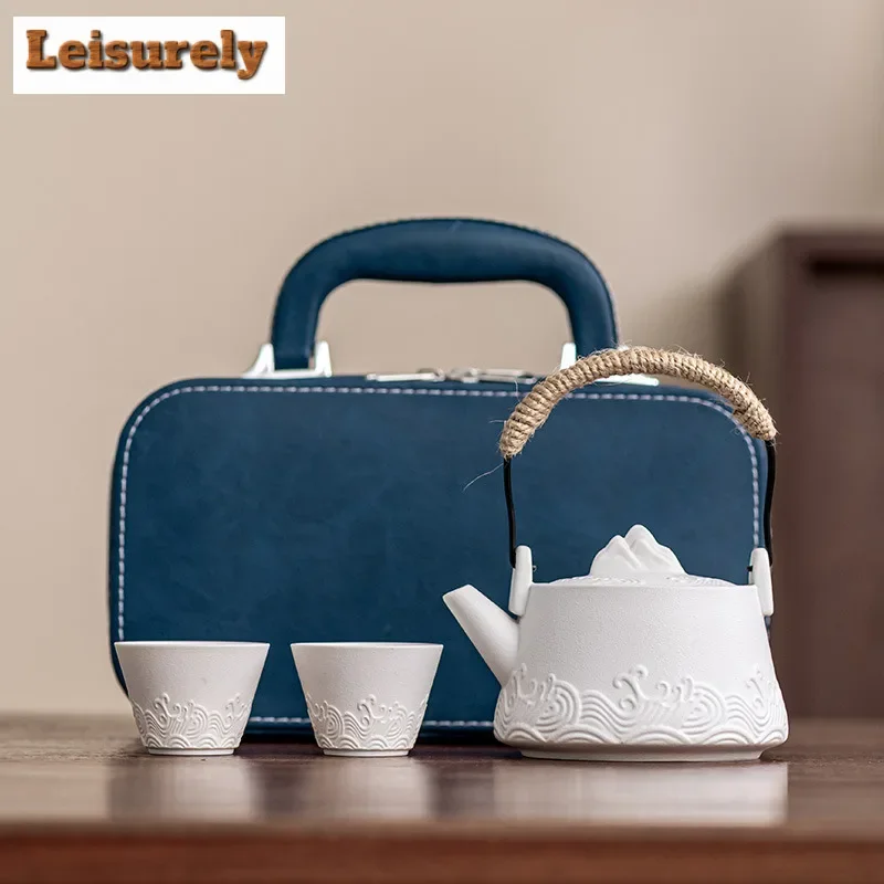Retro Sea Wave Vine Weaving Lifting Handle Pot Tea Set Kit Traditional 1 Pot 2 Cups Tea Making Camping Stock Bags Teaset Craft
Retro Sea Wave Vine Weaving Lifting Handle Pot Tea Set Kit Traditional 1 Pot 2 Cups Tea Making Camping Stock Bags Teaset Craft