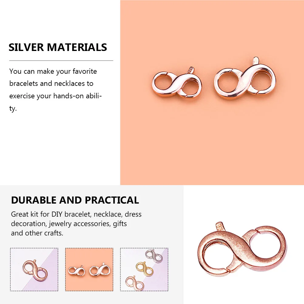 Sterling Silver 8mm Double Opening Clasps Jewelry Making Parts Necklace Bracelet Supplies Lobster Claw Clasps Converter
Sterling Silver 8mm Double Opening Clasps Jewelry Making Parts Necklace Bracelet Supplies Lobster Claw Clasps Converter