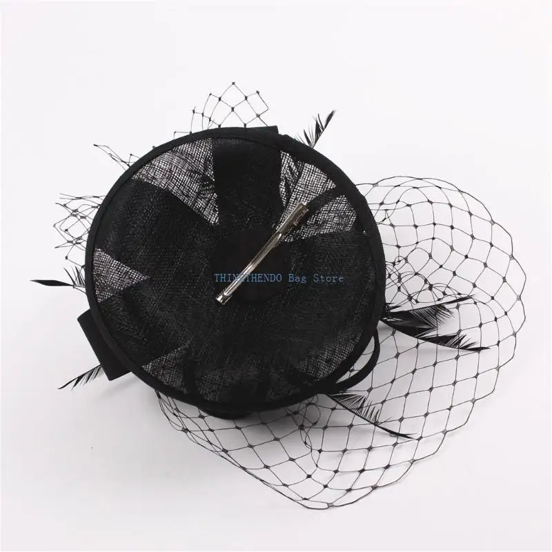 340D Fashionable Trimmed Netting Hat Costume Hat Perfect For Special Event
340D Fashionable Trimmed Netting Hat Costume Hat Perfect For Special Event