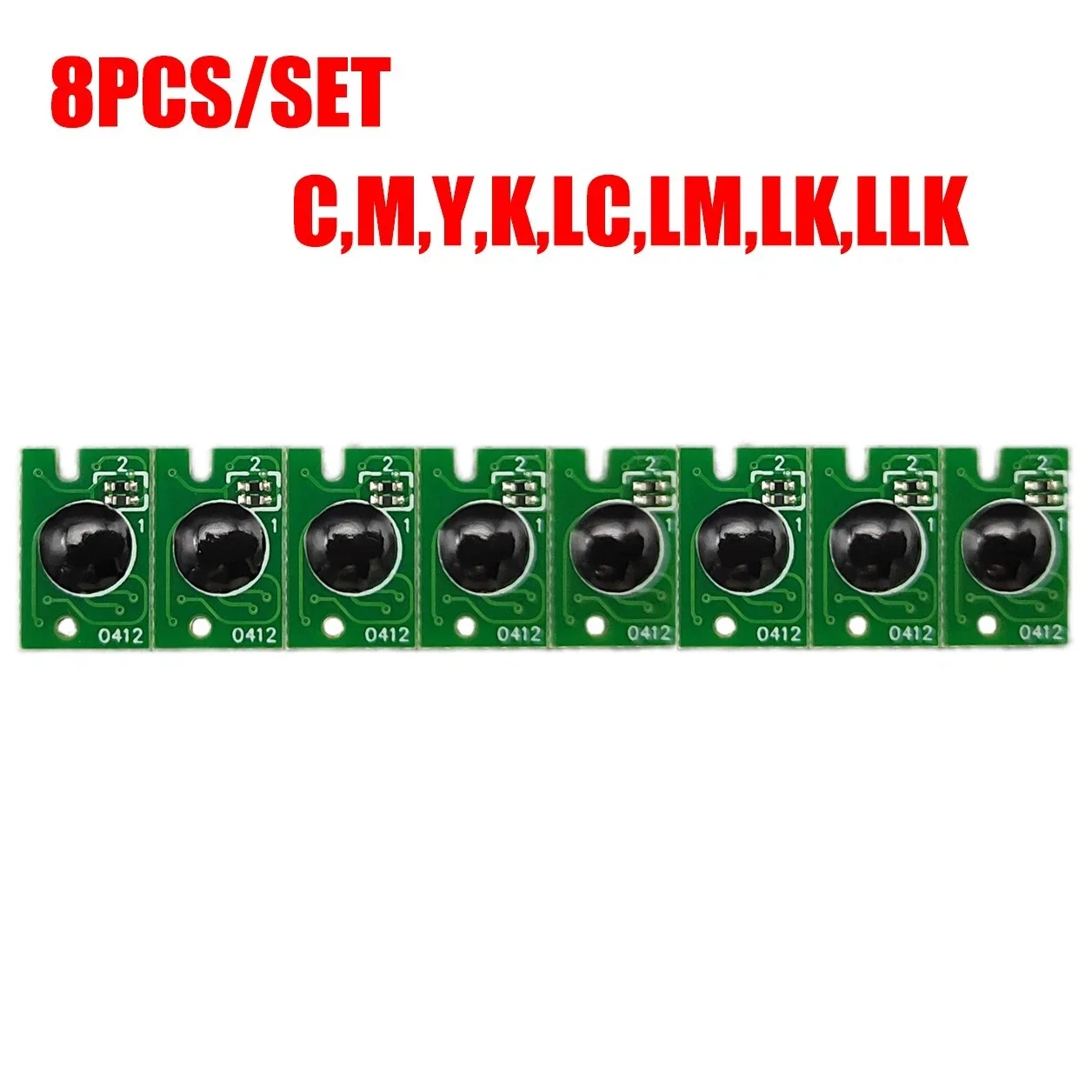 8Pcs Refillable Ink Cartridge Chip Reset Chip for Epson Stylus Pro 4880 Printer- CMYKLCLMLKLLK
8Pcs Refillable Ink Cartridge Chip Reset Chip for Epson Stylus Pro 4880 Printer- CMYKLCLMLKLLK
