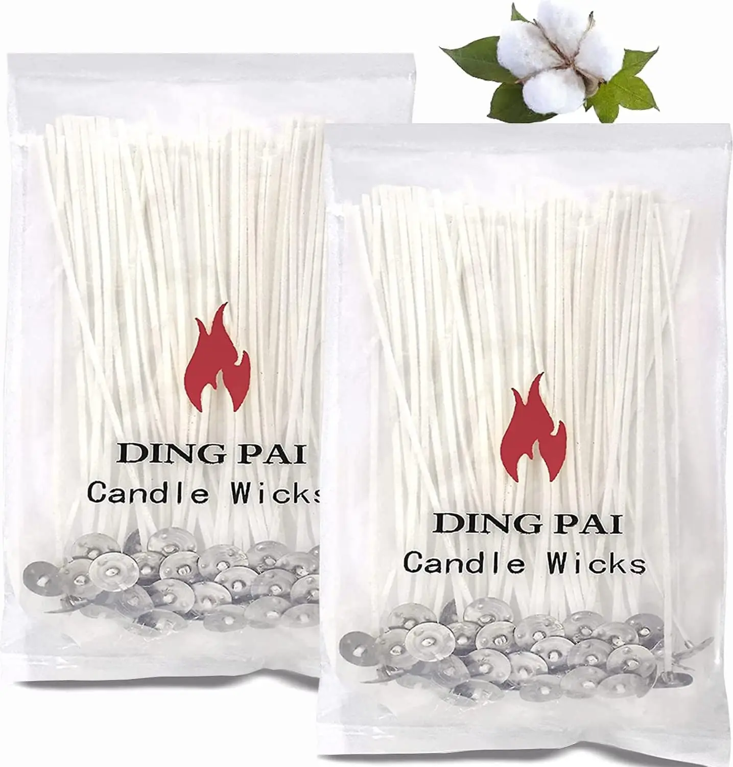100pcs 6" Pre-Waxed Cotton Candle Wicks, Low Smoke, DIY Candle Making Supplies
100pcs 6" Pre-Waxed Cotton Candle Wicks, Low Smoke, DIY Candle Making Supplies