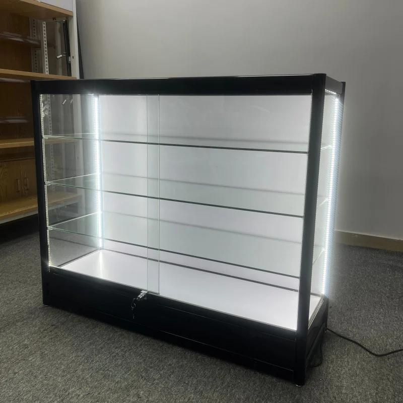 custom.Full Retail Shop Aluminum Frame Smoke Shop Counter Glass Display Cabinets Show Display Glass
custom.Full Retail Shop Aluminum Frame Smoke Shop Counter Glass Display Cabinets Show Display Glass