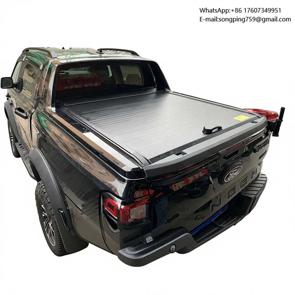 Hard Retractable Tonneau Cover Aluminum Waterproof Roller Lid for Nissan Frontier Silverado Pickup Trucks-No-Drill Matte Black 1
Hard Retractable Tonneau Cover Aluminum Waterproof Roller Lid for Nissan Frontier Silverado Pickup Trucks-No-Drill Matte Black 1