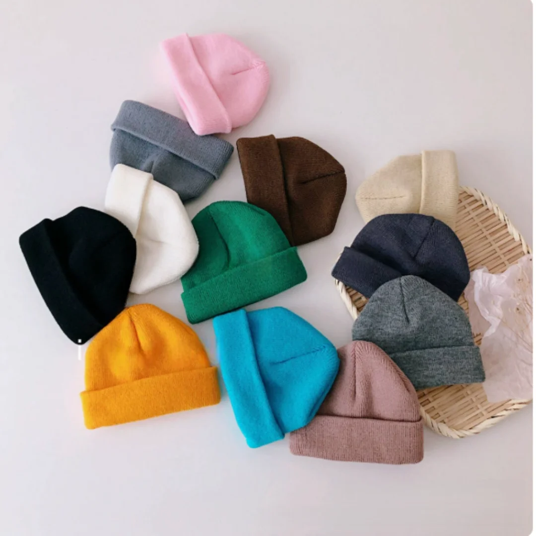 Soft Warm Infant Headwear Autumn Toddler Kids Knitted Cap Baby Girls Boys Cotton Knit Beanie Hat Candy Colored Cuffed Winter Cap
Soft Warm Infant Headwear Autumn Toddler Kids Knitted Cap Baby Girls Boys Cotton Knit Beanie Hat Candy Colored Cuffed Winter Cap
