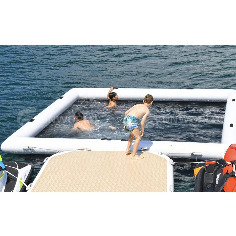 Custom Portable Floating Platform Swimming Sea Pool Protection Net Pool Jellyfish Pool For Yachts
Custom Portable Floating Platform Swimming Sea Pool Protection Net Pool Jellyfish Pool For Yachts