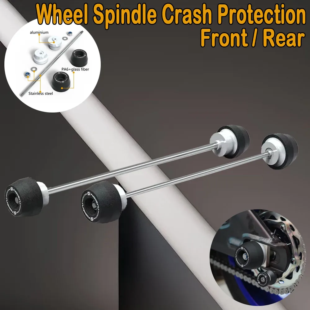 Front Rear wheel Spindle Crash Protection For Aprilia RS660 / Tuono660 / TUONO660 Factory 2021-2023
Front Rear wheel Spindle Crash Protection For Aprilia RS660 / Tuono660 / TUONO660 Factory 2021-2023
