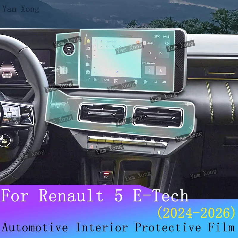 For Renault 5 E-Tech Auto Full set interior Film Center Console Sticker Navigation screen Protection Wrap Cover Transparent Film
For Renault 5 E-Tech Auto Full set interior Film Center Console Sticker Navigation screen Protection Wrap Cover Transparent Film