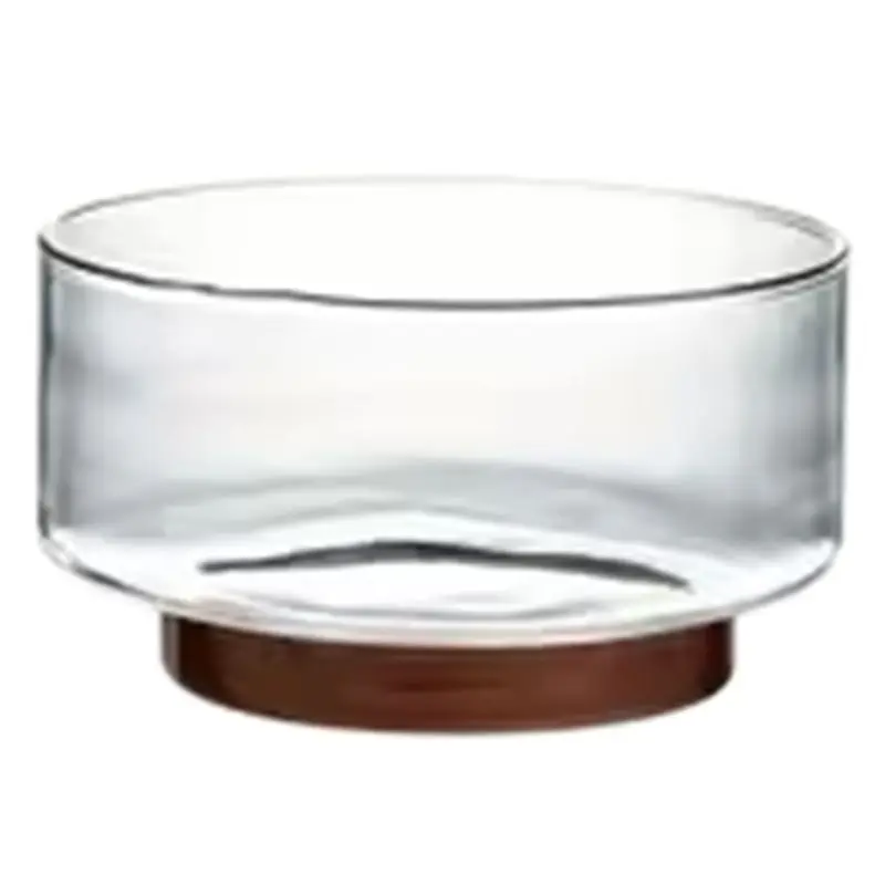 Y74A-Home Christmas Snack Storage Container Glass Fruit Bowl Creative Salad Bowl Wood Base Snacks Popcorn Nuts Storage Bowls L
Y74A-Home Christmas Snack Storage Container Glass Fruit Bowl Creative Salad Bowl Wood Base Snacks Popcorn Nuts Storage Bowls L
