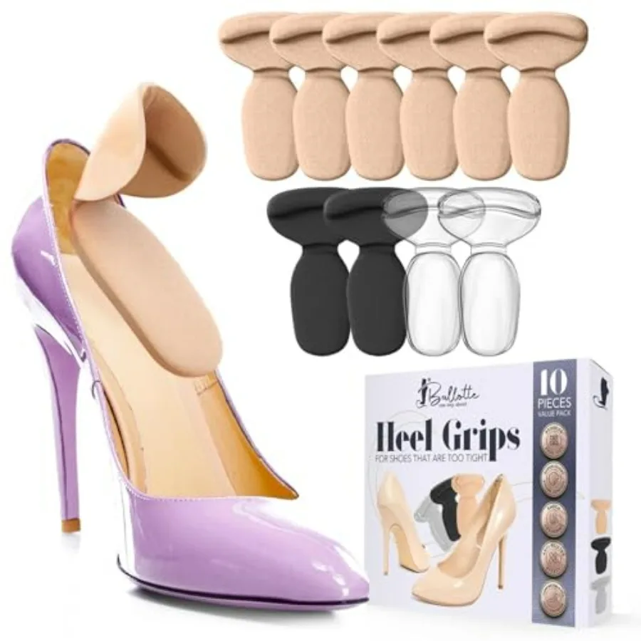 Premium Silicone Heel Pads for Shoes. Soft Heel Grips or Inserts for Big Shoes, Alleviates Slipping and Discomfort, Comfortable
Premium Silicone Heel Pads for Shoes. Soft Heel Grips or Inserts for Big Shoes, Alleviates Slipping and Discomfort, Comfortable