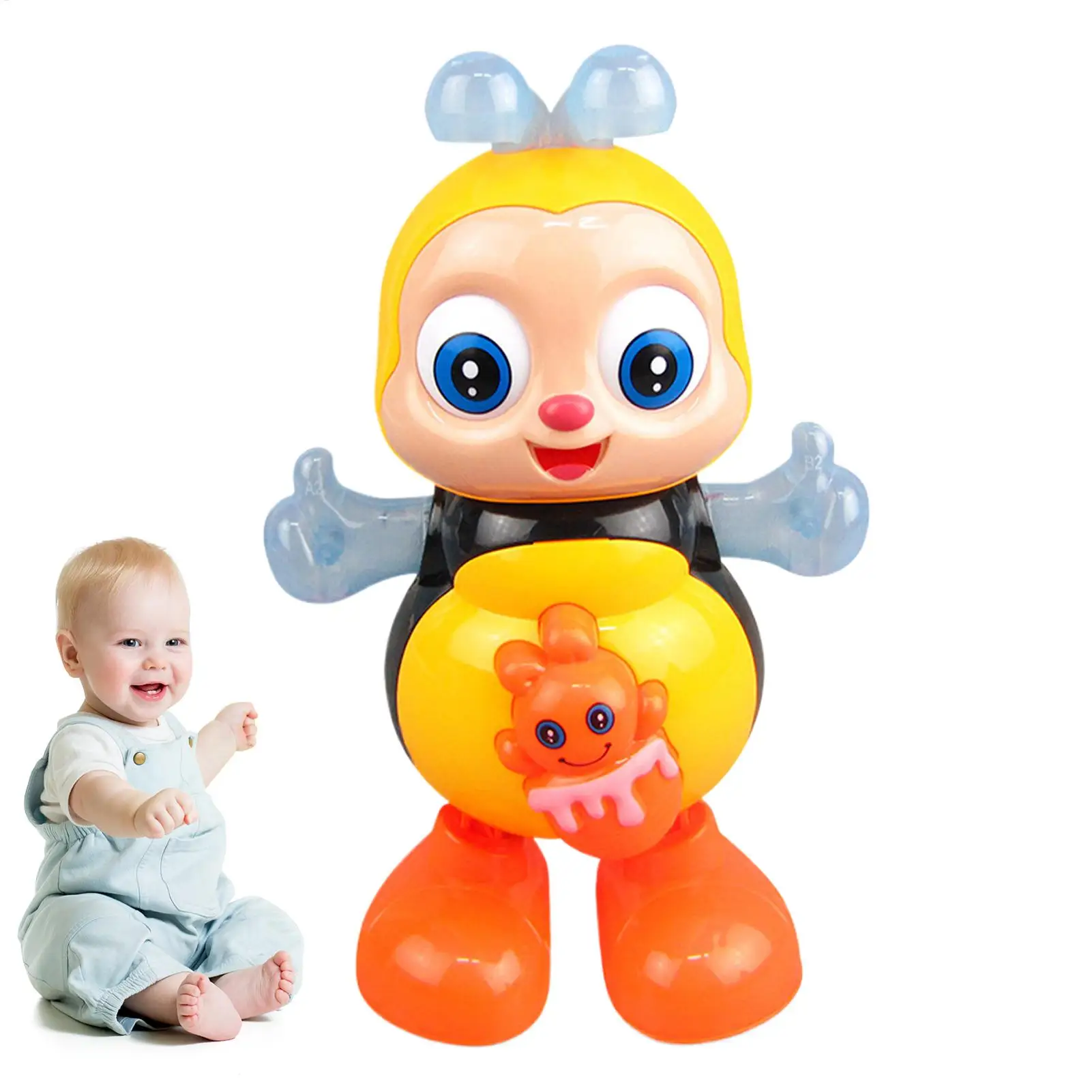 Танцующая пчела, танцующая пчела для детей, качающаяся пчела, музыкальная танцевальная игрушка-пчела, электронная мультяшная пчела, обучающие игрушки для дошкольников
Танцующая пчела, танцующая пчела для детей, качающаяся пчела, музыкальная танцевальная игрушка-пчела, электронная мультяшная пчела, обучающие игрушки для дошкольников