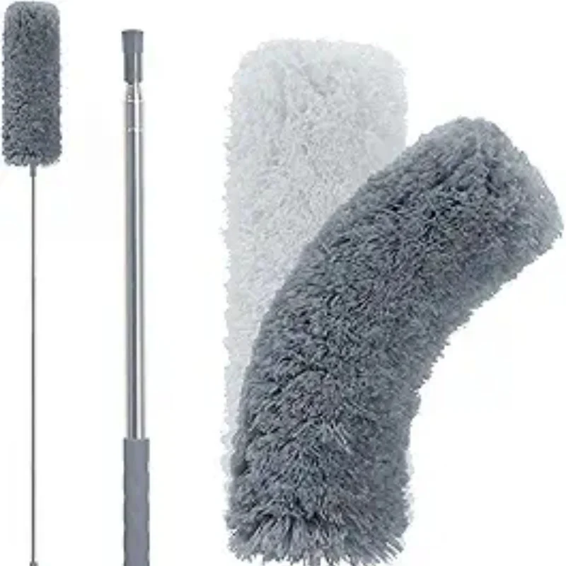 Dusters for Cleaning High Ceiling Fan, Microfiber Feather Duster with 30'' to 100'' Telescoping Extension Pole, Long Extendable Duster for Home Car Furniture Cobweb Gray
Dusters for Cleaning High Ceiling Fan, Microfiber Feather Duster with 30'' to 100'' Telescoping Extension Pole, Long Extendable Duster for Home Car Furniture Cobweb Gray