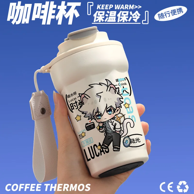 Новинка в наличии LINKCLICK, чашка для воды Lu Guang, оригинальный веер, двухместная анимация, кружка для кофе с молоком, креативный милый узор
Новинка в наличии LINKCLICK, чашка для воды Lu Guang, оригинальный веер, двухместная анимация, кружка для кофе с молоком, креативный милый узор