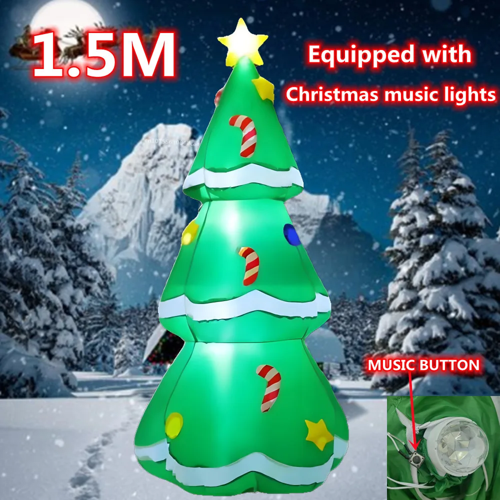 1,5 м Рождественская надувная Рождественская елка, оснащенная рождественской музыкальной подсветкой, уличное украшение, подарок, искусственное Новогоднее внутреннее украшение
1,5 м Рождественская надувная Рождественская елка, оснащенная рождественской музыкальной подсветкой, уличное украшение, подарок, искусственное Новогоднее внутреннее украшение