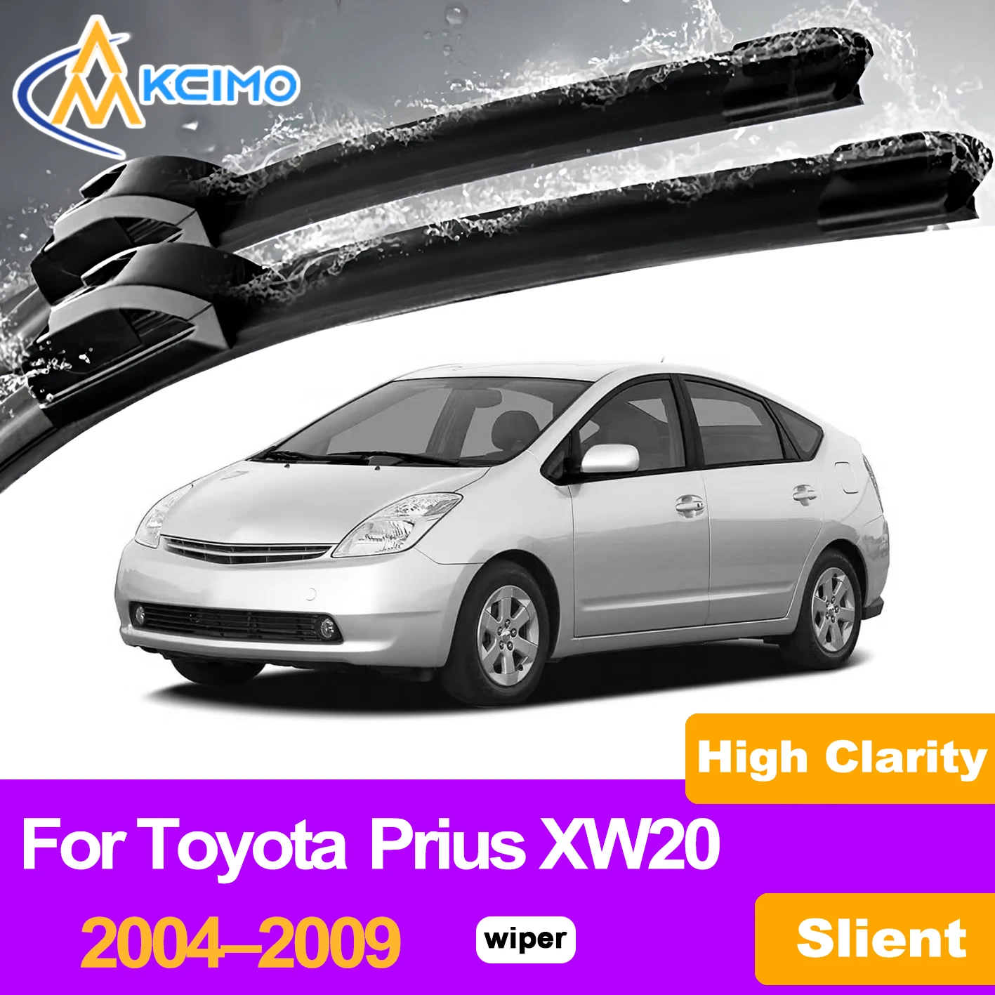KCIMO 2PCS Front Windshield Wiper Blades For Toyota Prius XW20 2004–2009, Offering Crystal-Clear Visibility Optimal Performance
KCIMO 2PCS Front Windshield Wiper Blades For Toyota Prius XW20 2004–2009, Offering Crystal-Clear Visibility Optimal Performance