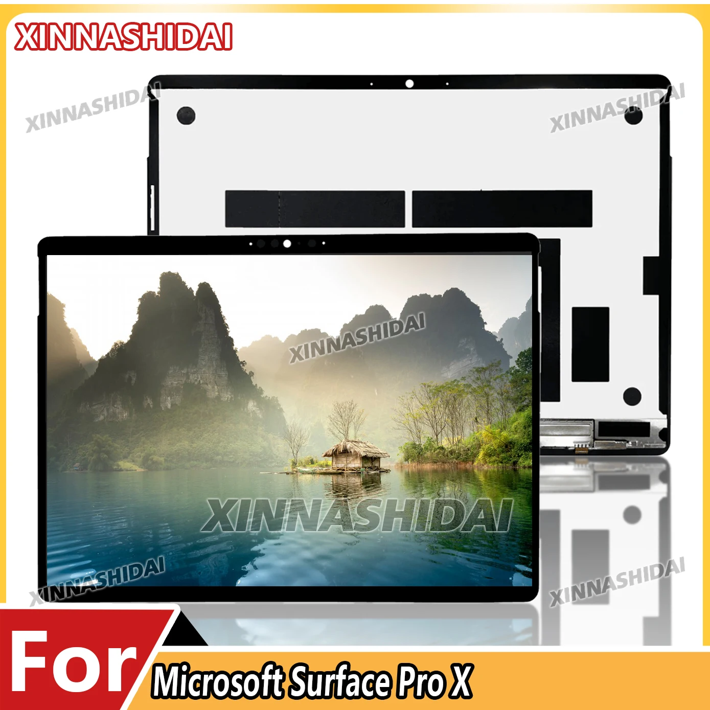 For Microsoft pro X LCD Display Touch Screen Digitizer Glass Assembly Replacement
For Microsoft pro X LCD Display Touch Screen Digitizer Glass Assembly Replacement