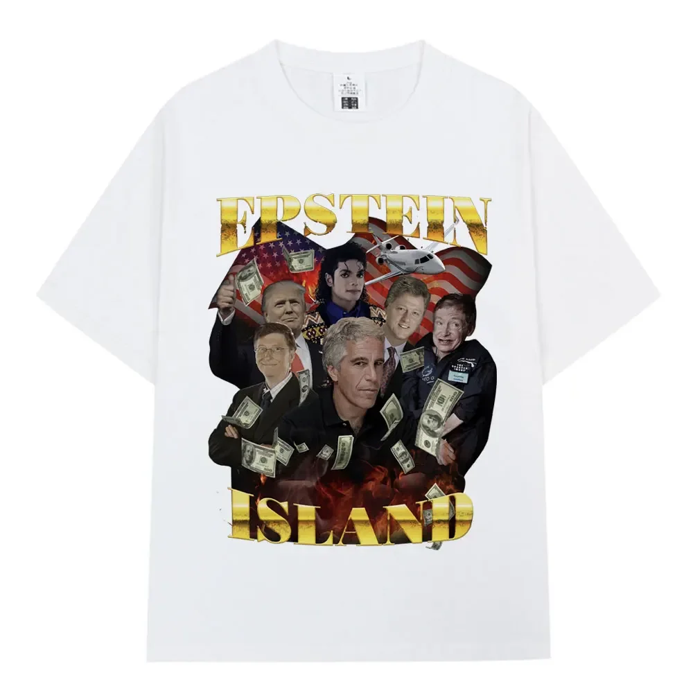 2025 New Jeffrey Epstein Graphic T-shirt Men's Fashion Vintage Harajuku Short Sleeve T-shirt 100% cotton casual oversized T-shir
2025 New Jeffrey Epstein Graphic T-shirt Men's Fashion Vintage Harajuku Short Sleeve T-shirt 100% cotton casual oversized T-shir