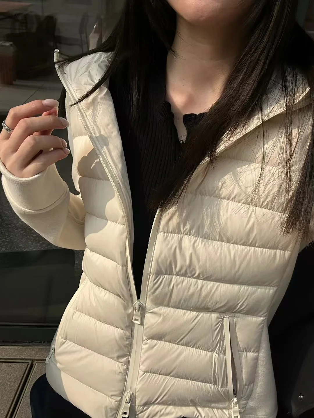 Premium Tee-Color Ribbed Goose down Jaet Women's Autumn Winter Warm Wool Hat Coat Commuter Sle Regular Length Zipper
Premium Tee-Color Ribbed Goose down Jaet Women's Autumn Winter Warm Wool Hat Coat Commuter Sle Regular Length Zipper