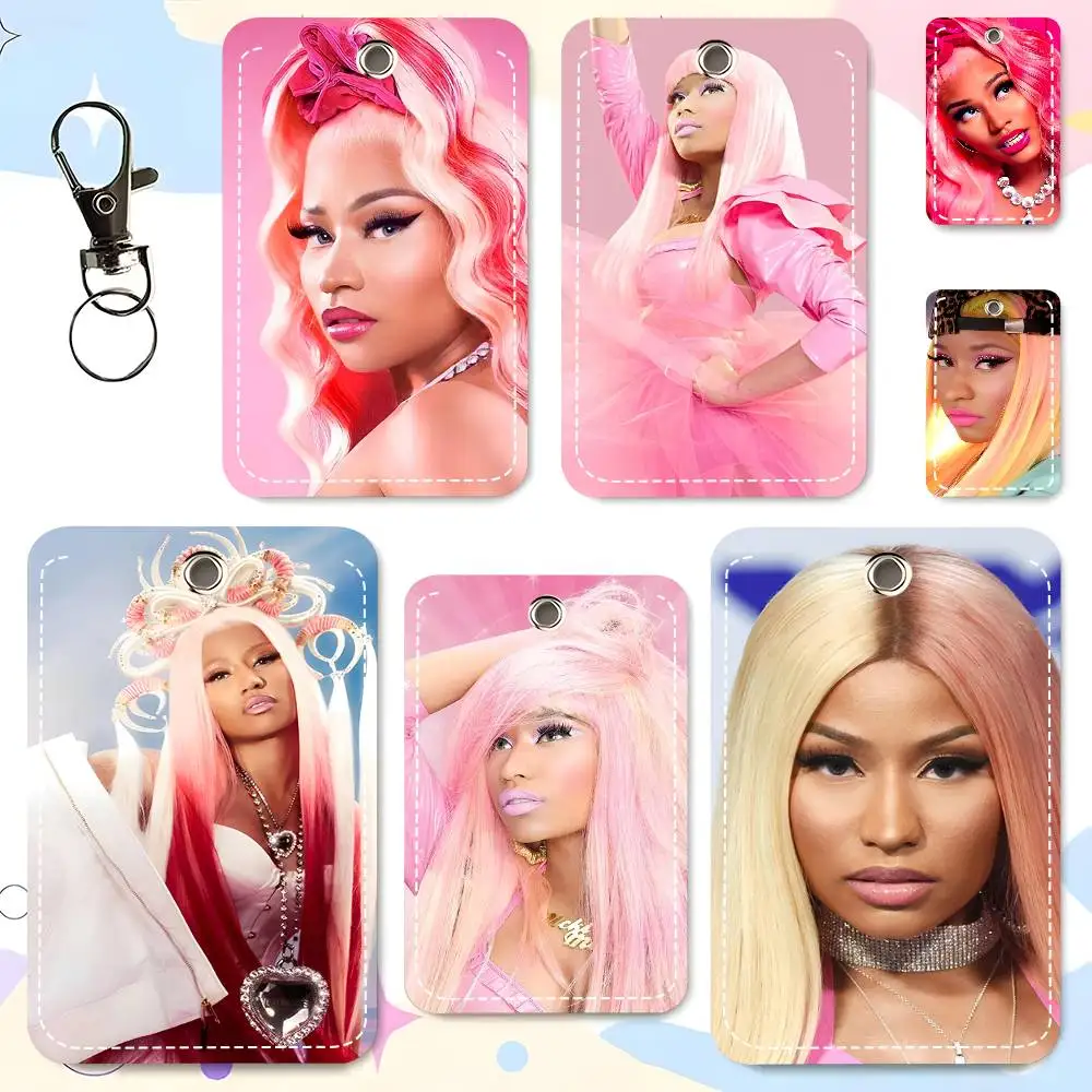 1pc Rapper N-nicki Minaj Pink Friday 2 Card Case Keychain Access Card Bag Key Tag Ring Leather Card Holder Key Ring Access
1pc Rapper N-nicki Minaj Pink Friday 2 Card Case Keychain Access Card Bag Key Tag Ring Leather Card Holder Key Ring Access