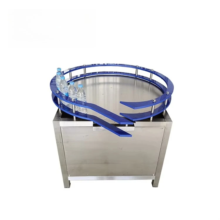 SUS304 Rotating Plastic Bottle or Glass Bottle Collecting Table / Rotary Accumulation Table With Adjustable Speed
SUS304 Rotating Plastic Bottle or Glass Bottle Collecting Table / Rotary Accumulation Table With Adjustable Speed