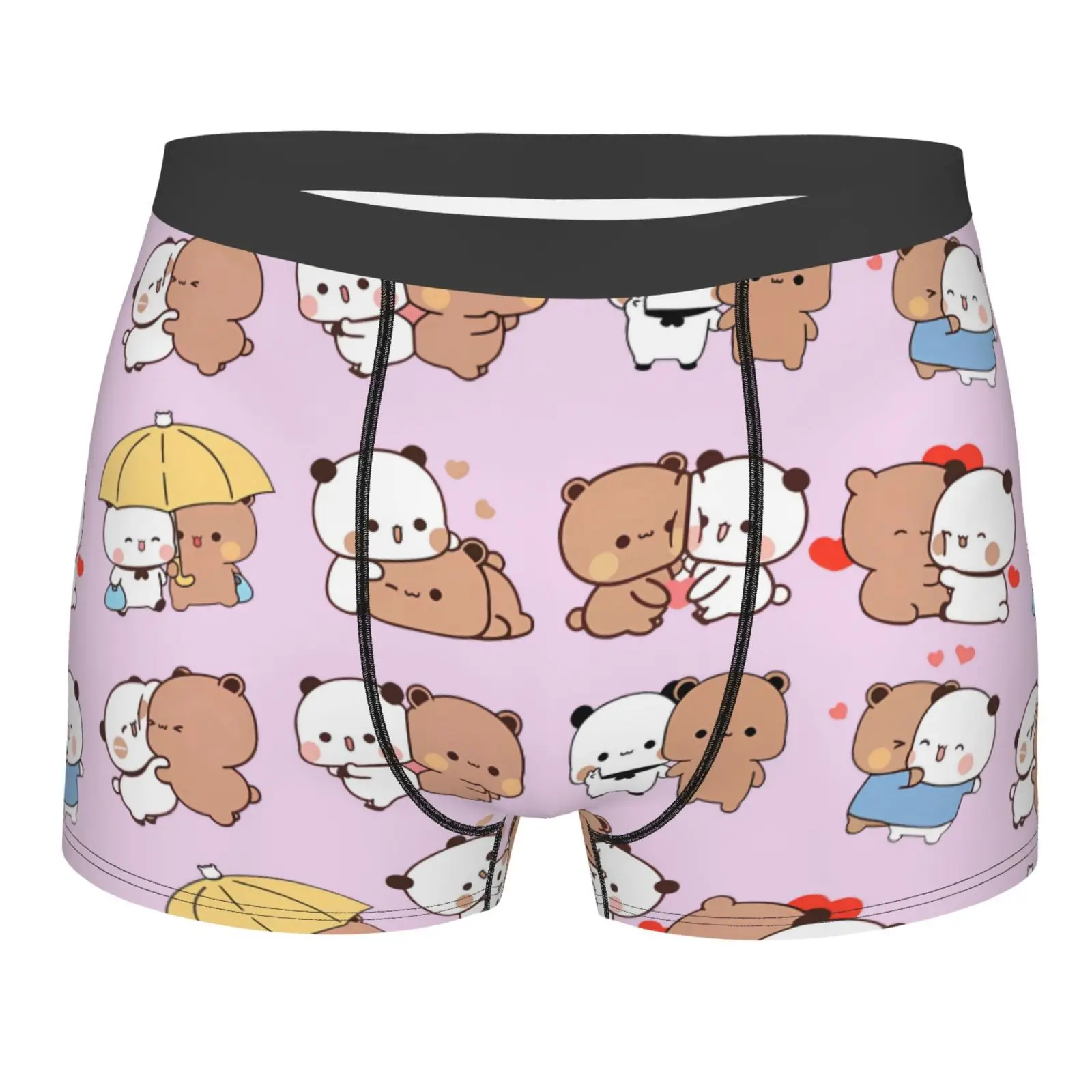 Cute Mochi Peach and Goma Cat Pattern Underwear Men Breathbale Boxer Briefs Shorts Panties Soft Underpants for Homme
Cute Mochi Peach and Goma Cat Pattern Underwear Men Breathbale Boxer Briefs Shorts Panties Soft Underpants for Homme