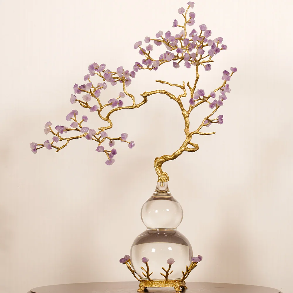 European Luxury Modern Home Brass Decoration Crystal Gourd Living Room Metal Handicrafts Modern Home Decoration Creative Design
European Luxury Modern Home Brass Decoration Crystal Gourd Living Room Metal Handicrafts Modern Home Decoration Creative Design