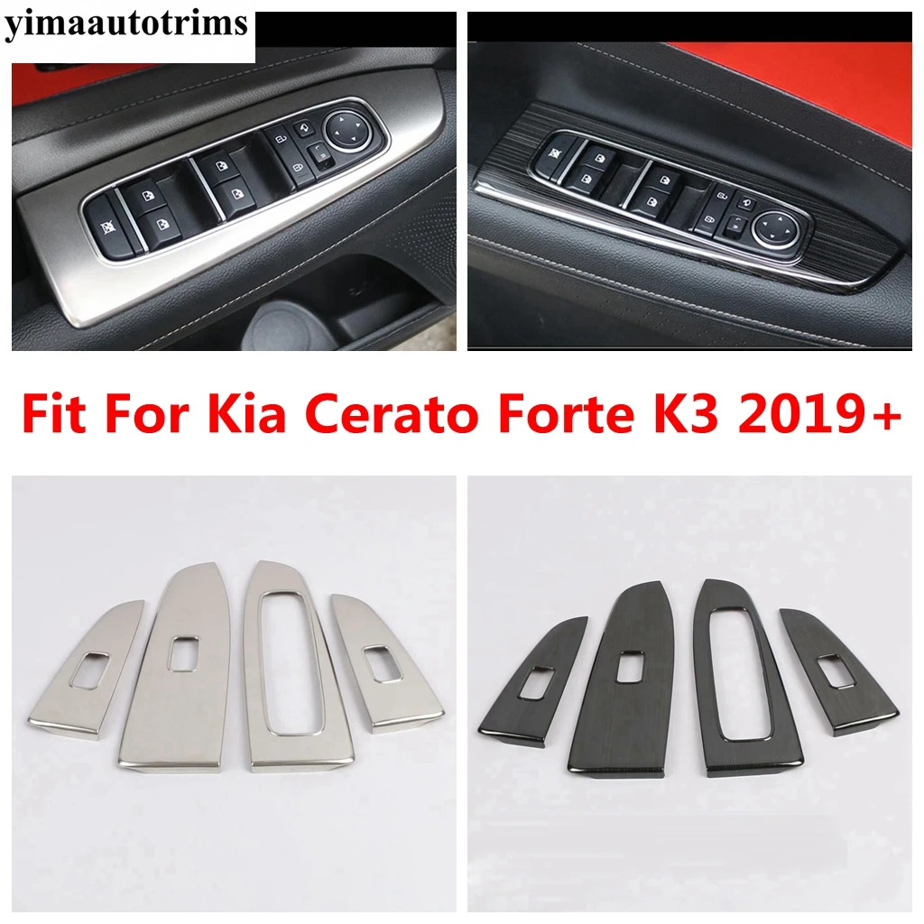 Car Inner Door Armrest Window Lift Button Panel Cover Trim Fit For Kia Cerato Forte K3 2019 - 2023 Stainless Steel Accessories
Car Inner Door Armrest Window Lift Button Panel Cover Trim Fit For Kia Cerato Forte K3 2019 - 2023 Stainless Steel Accessories