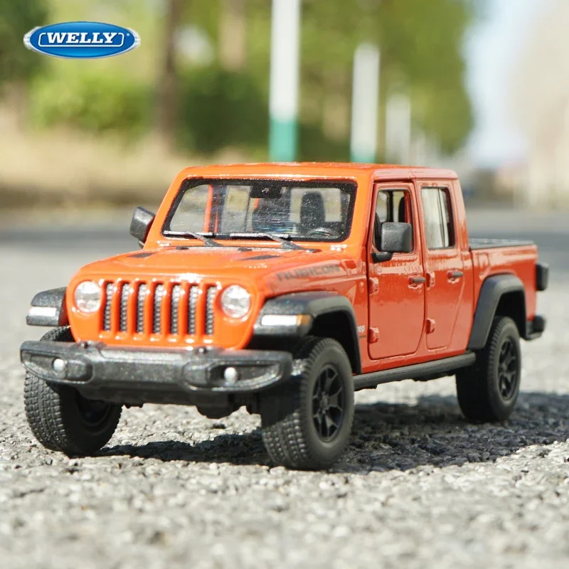 WELLY 1:27 Jeep Wrangler Rubicon Gladiator Alloy Diecast Car Model Metal Off-Road Pickup Vehicle High Simulation Collection Toy
WELLY 1:27 Jeep Wrangler Rubicon Gladiator Alloy Diecast Car Model Metal Off-Road Pickup Vehicle High Simulation Collection Toy